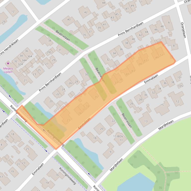 Kaart van postcodegebied 1862ES.