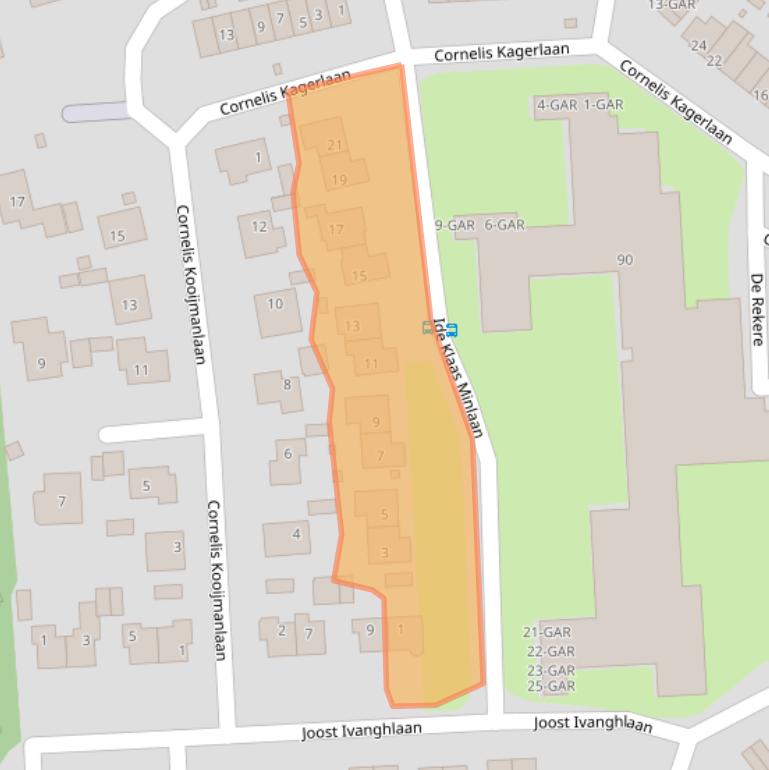 Kaart van postcodegebied 1862GD.