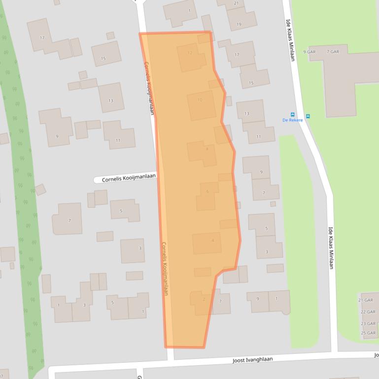 Kaart van postcodegebied 1862GH.