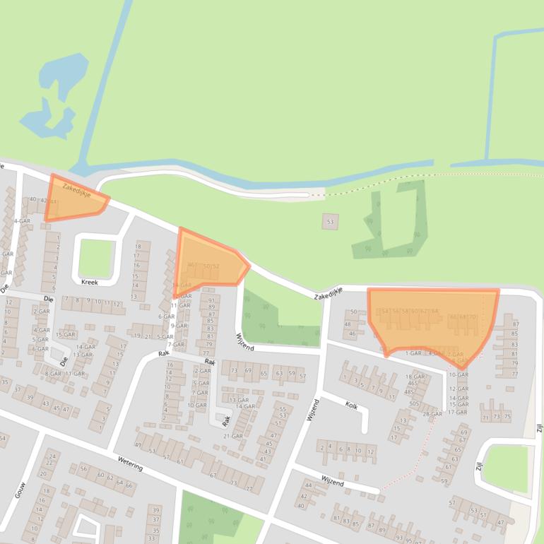 Kaart van postcodegebied 1862HC.