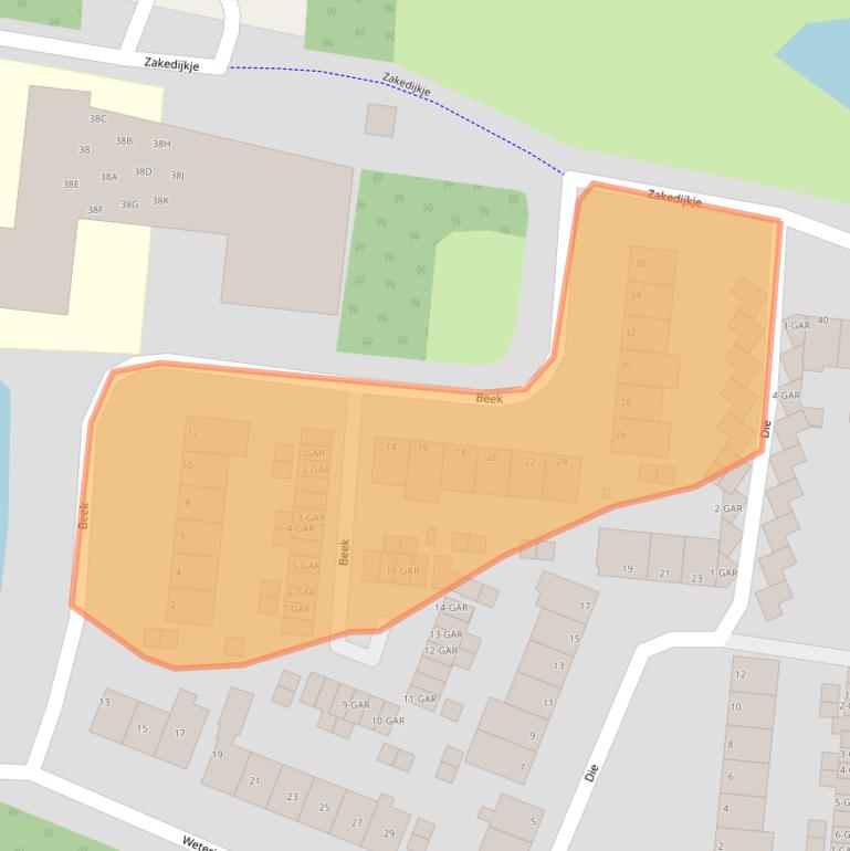 Kaart van postcodegebied 1862HD.