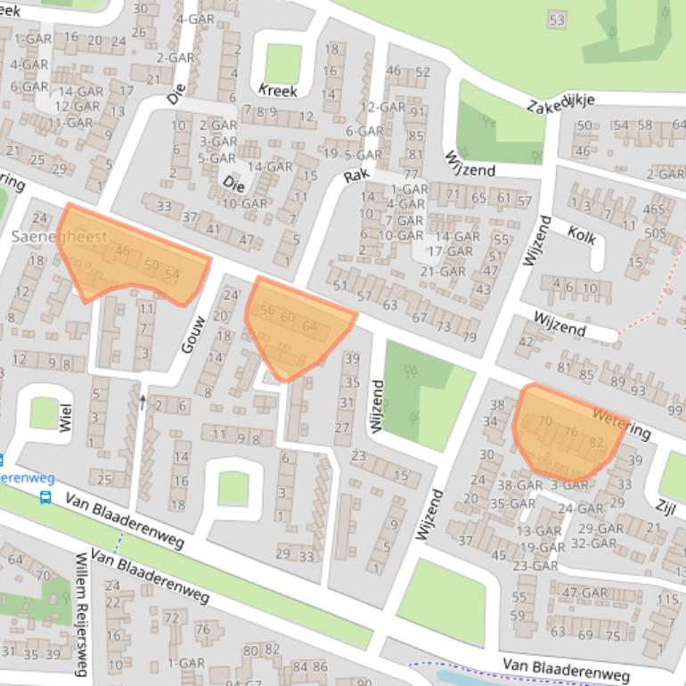 Kaart van postcodegebied 1862HT.