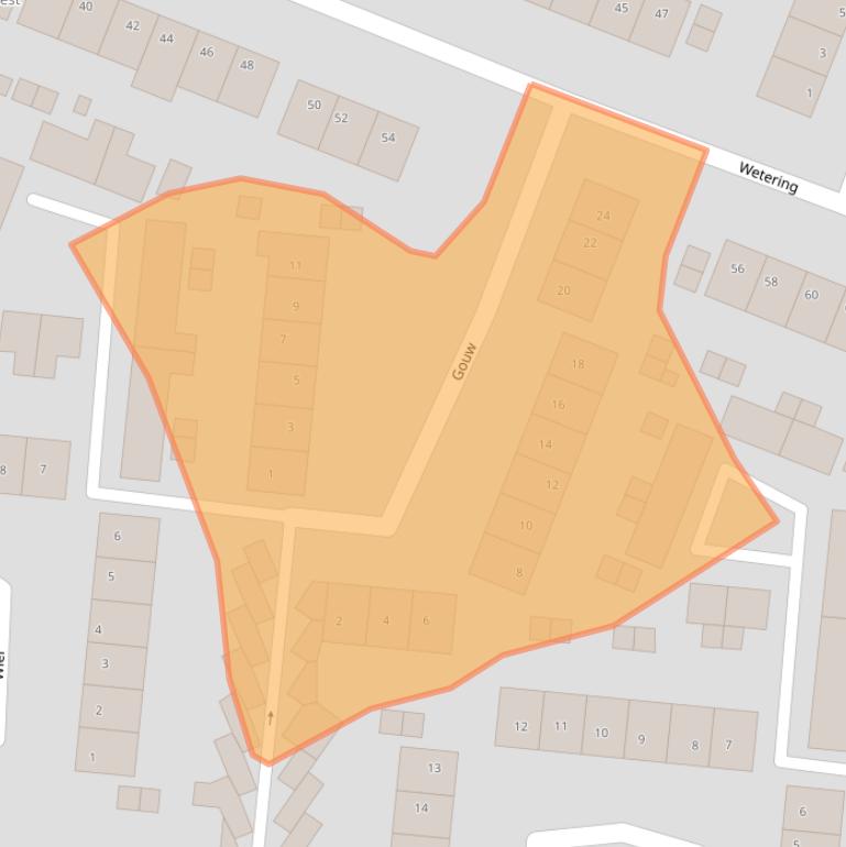 Kaart van postcodegebied 1862HZ.