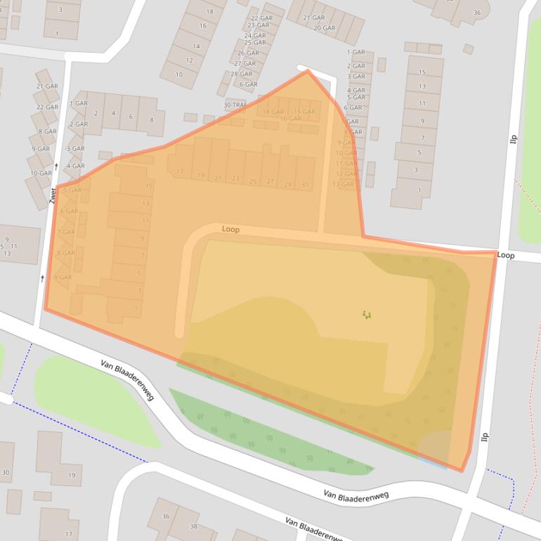 Kaart van postcodegebied 1862JG.