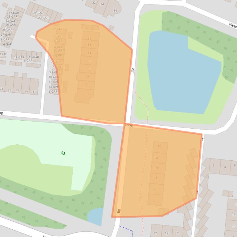 Kaart van postcodegebied 1862JJ.