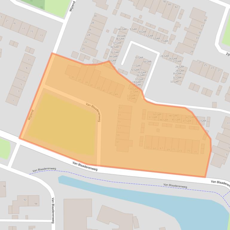 Kaart van postcodegebied 1862JN.