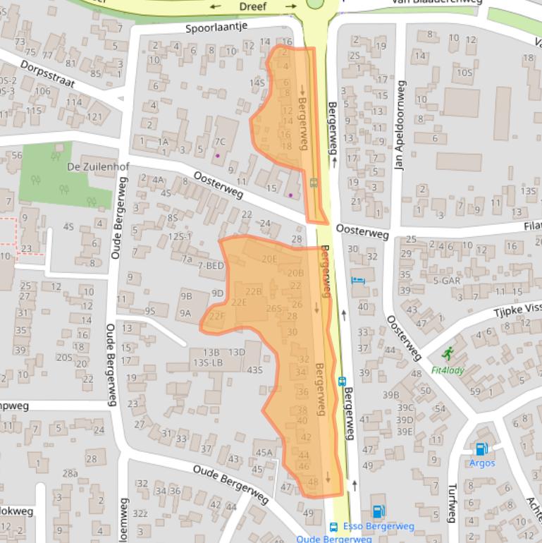 Kaart van postcodegebied 1862JV.