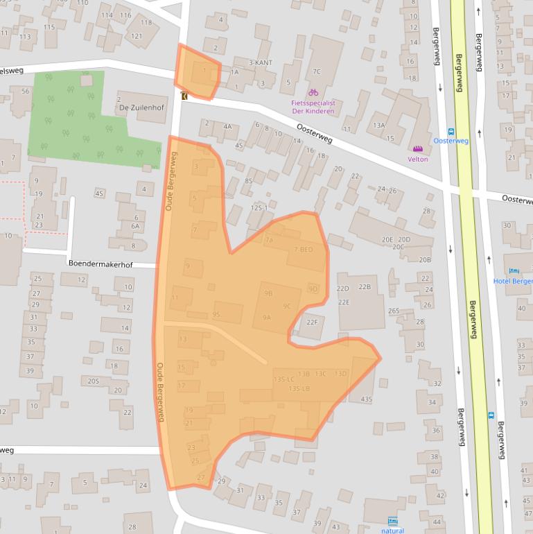 Kaart van postcodegebied 1862KH.