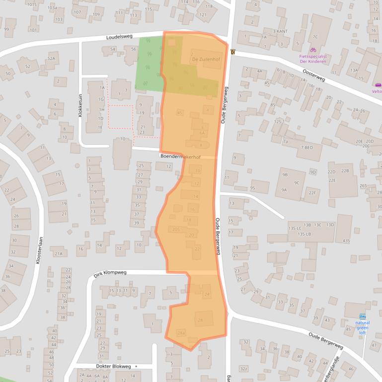 Kaart van postcodegebied 1862KL.