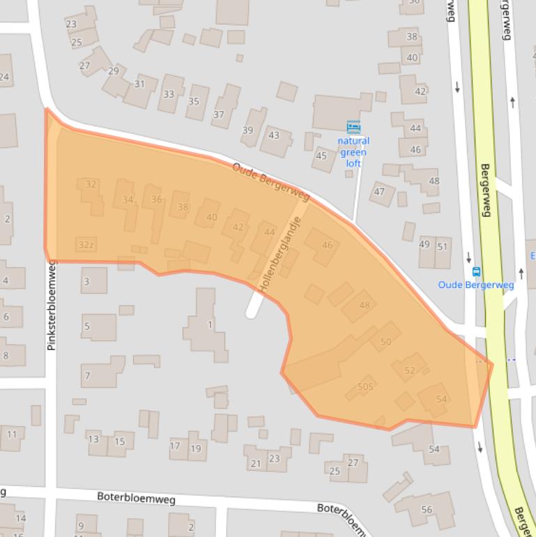 Kaart van postcodegebied 1862KM.