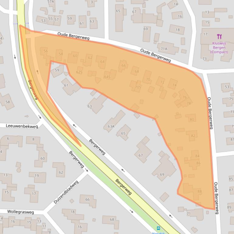 Kaart van postcodegebied 1862KN.