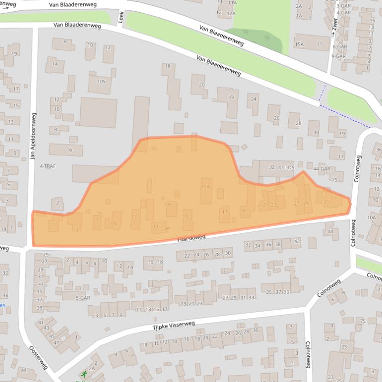 Kaart van postcodegebied 1862VA.