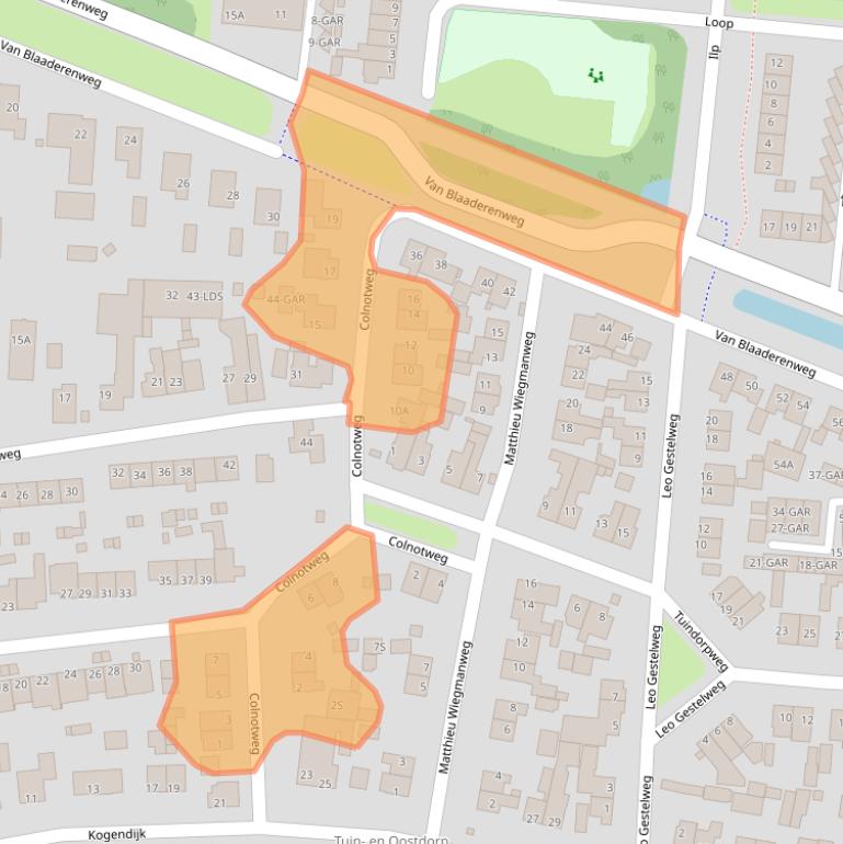 Kaart van postcodegebied 1862VE.