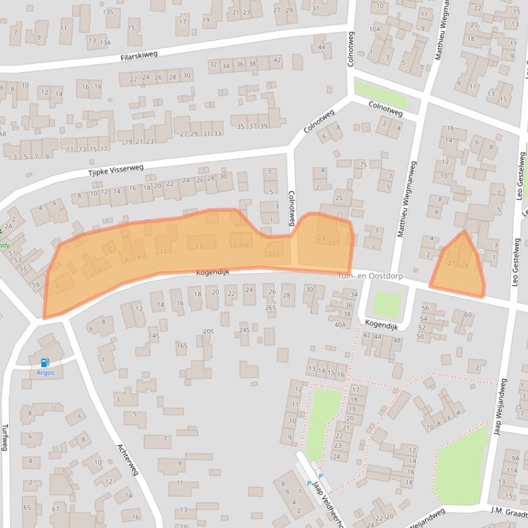 Kaart van postcodegebied 1862XA.