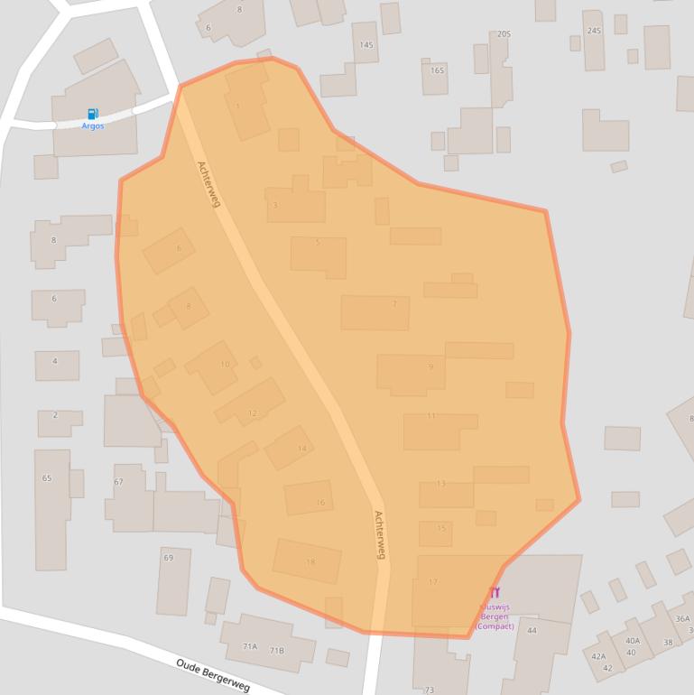Kaart van postcodegebied 1862XH.