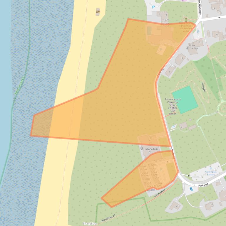 Kaart van postcodegebied 1865AH.