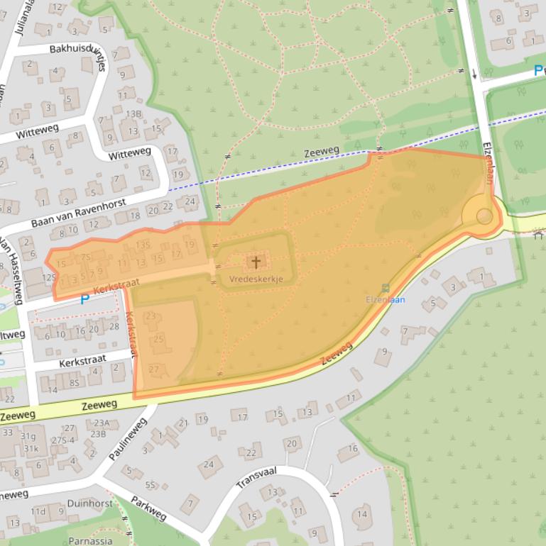 Kaart van postcodegebied 1865AM.
