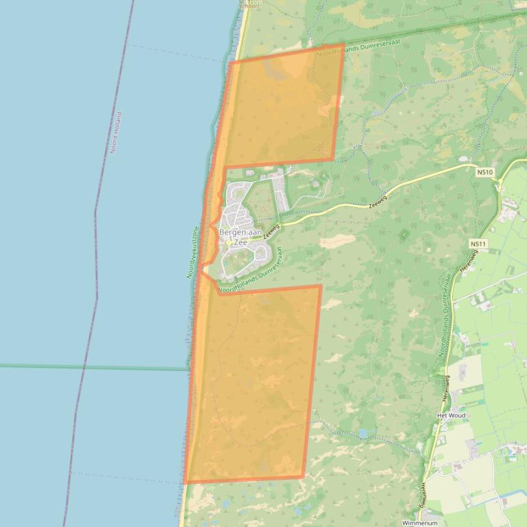 Kaart van postcodegebied 1865AT.