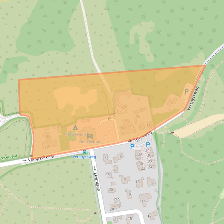 Kaart van postcodegebied 1865BJ.