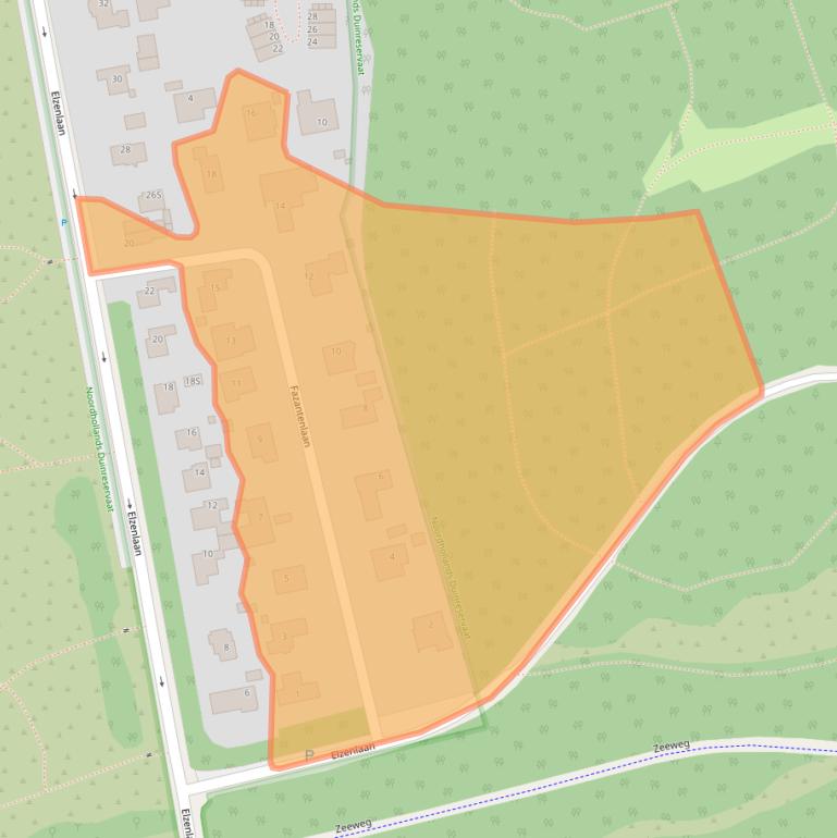 Kaart van postcodegebied 1865BN.