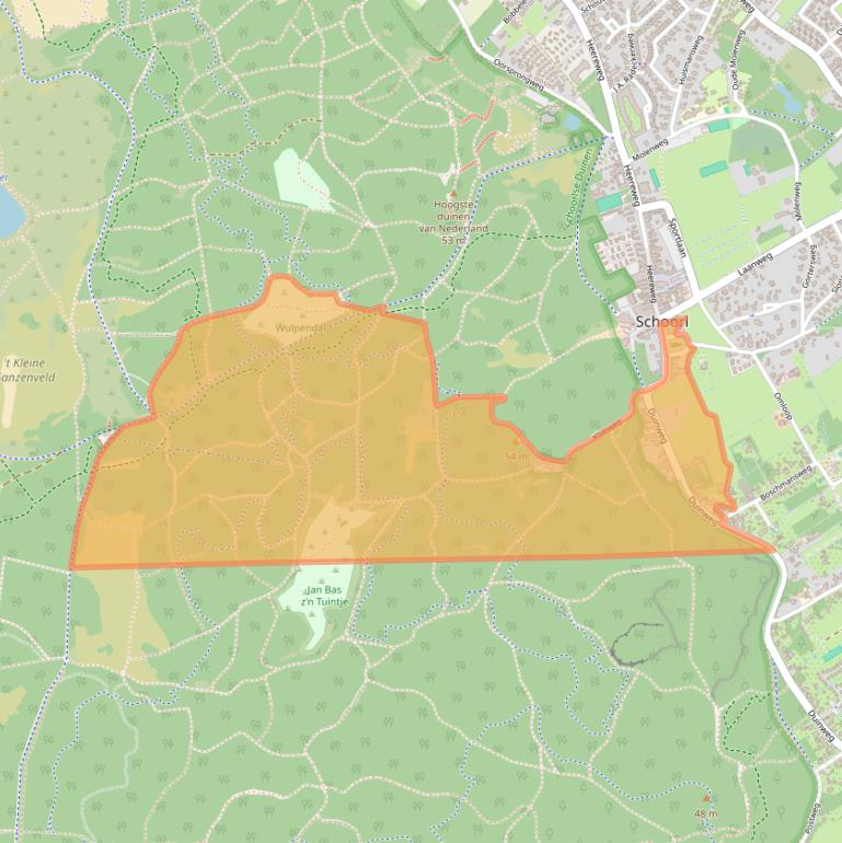 Kaart van postcodegebied 1871AC.