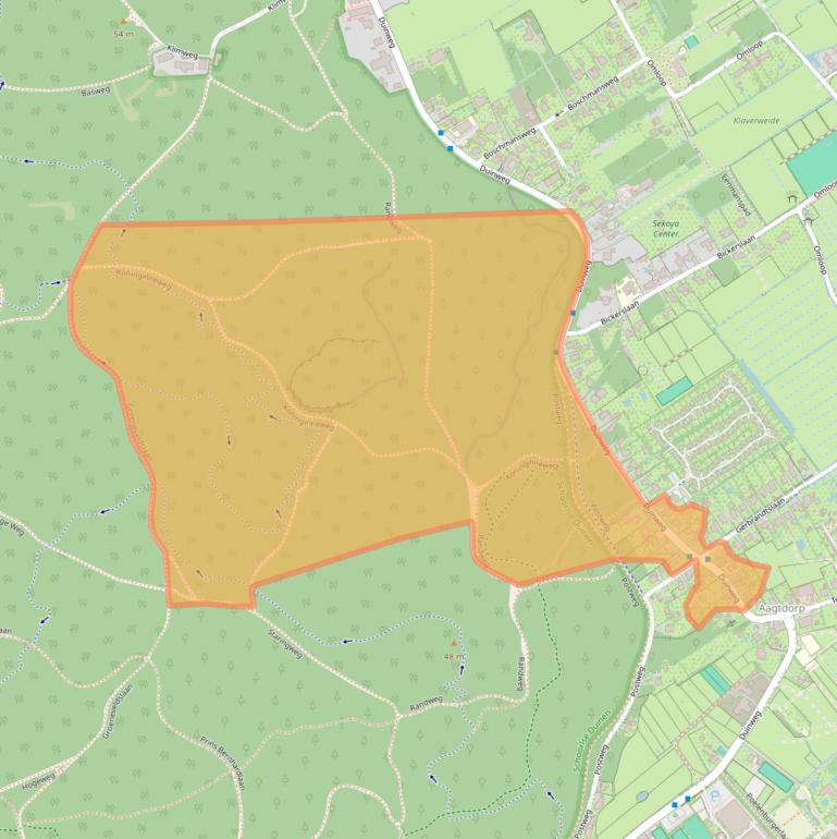 Kaart van postcodegebied 1871AG.