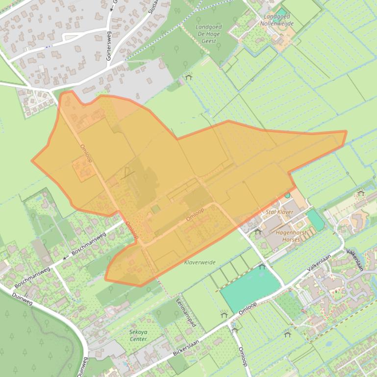 Kaart van postcodegebied 1871AR.