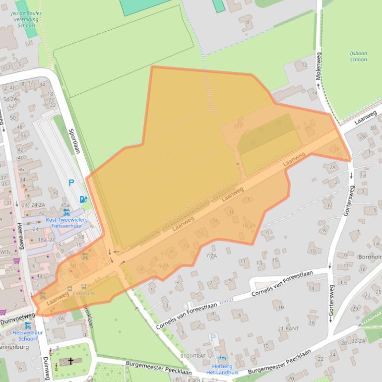 Kaart van postcodegebied 1871BH.