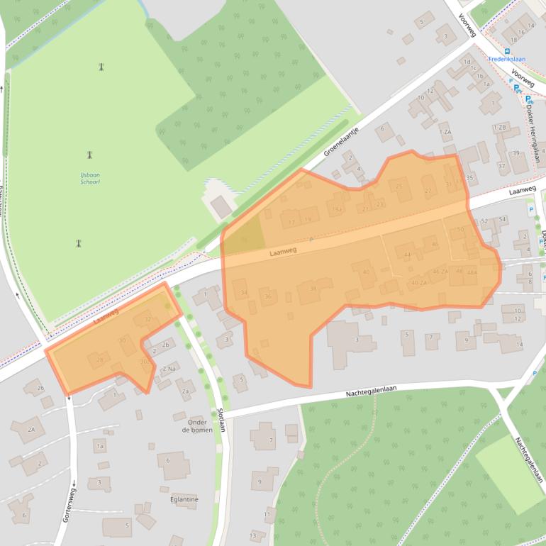 Kaart van postcodegebied 1871BJ.