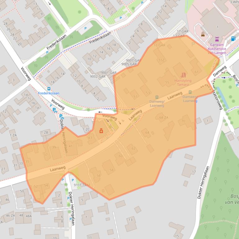 Kaart van postcodegebied 1871BK.