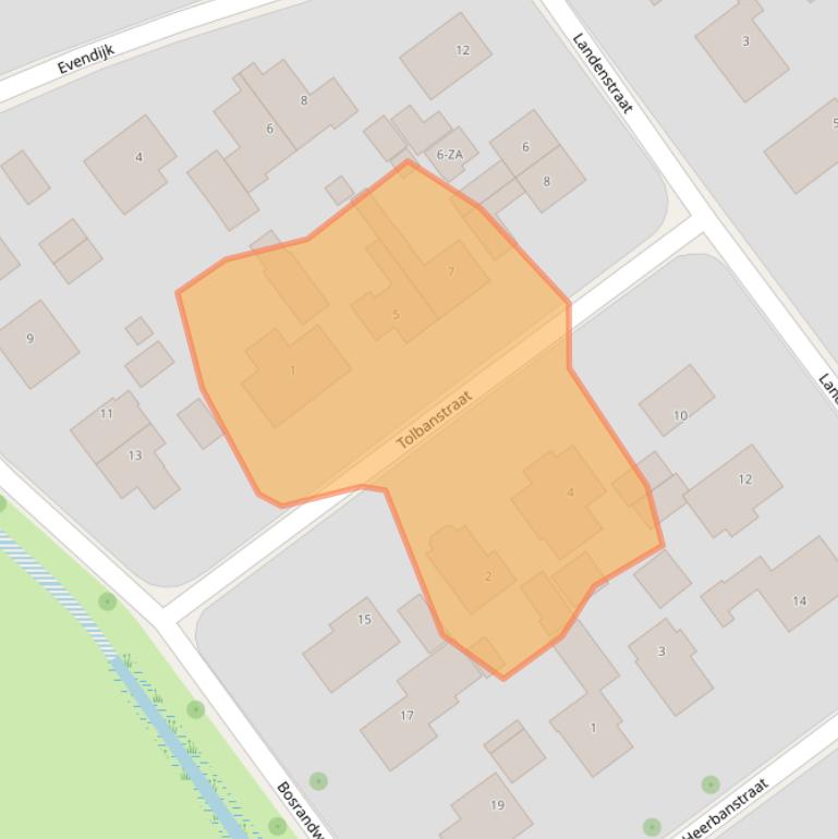 Kaart van postcodegebied 1871BV.