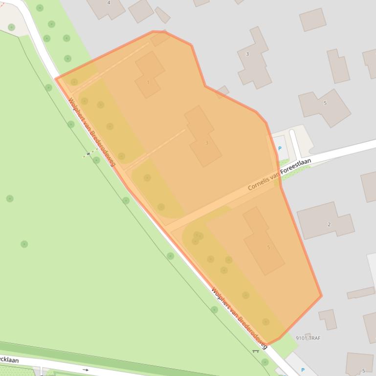 Kaart van postcodegebied 1871CA.