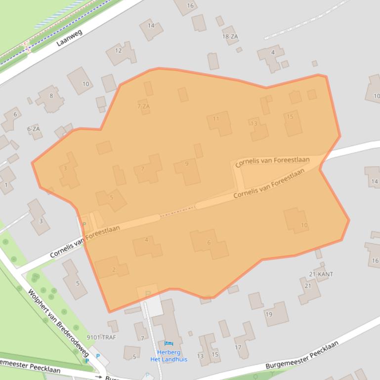 Kaart van postcodegebied 1871CB.