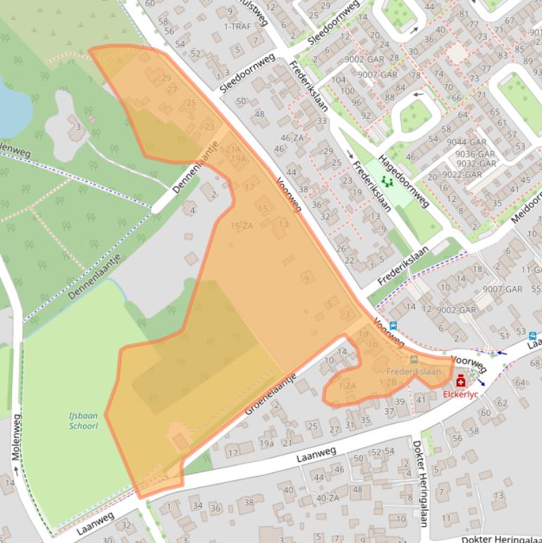 Kaart van postcodegebied 1871CK.