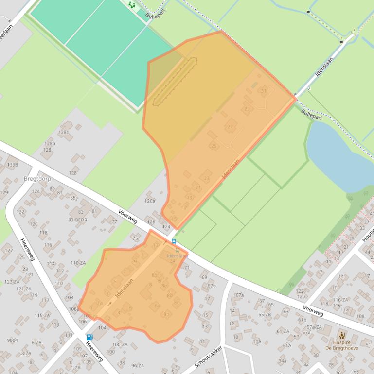 Kaart van postcodegebied 1871CS.