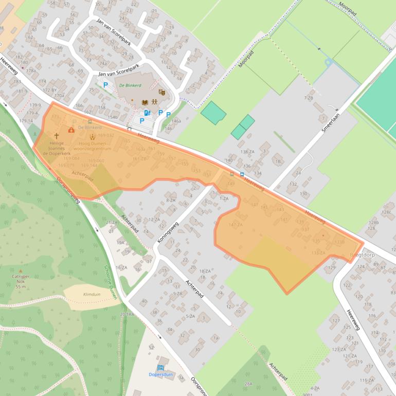 Kaart van postcodegebied 1871EE.