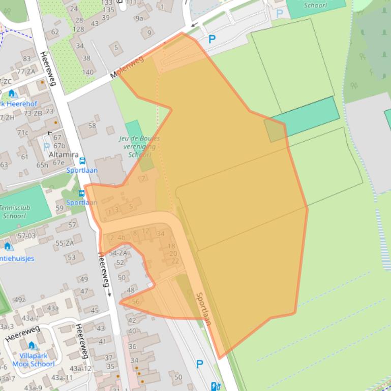 Kaart van postcodegebied 1871EP.