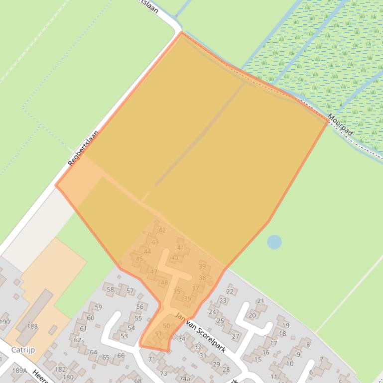 Kaart van postcodegebied 1871EX.