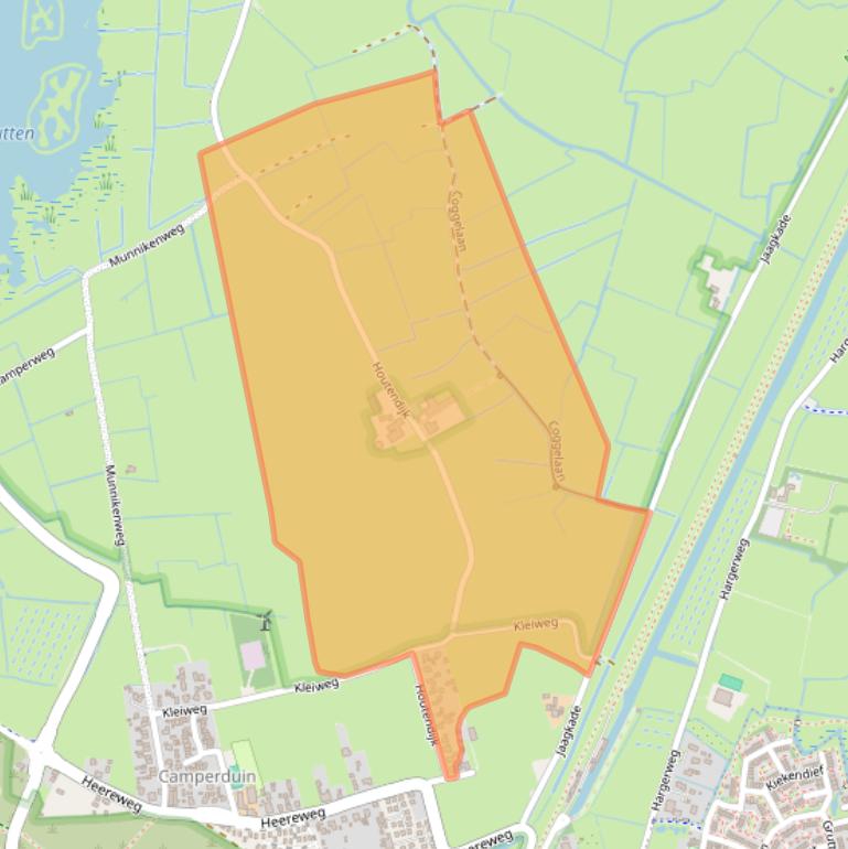 Kaart van postcodegebied 1871GN.