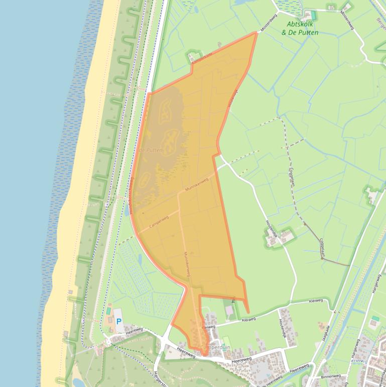 Kaart van postcodegebied 1871GR.