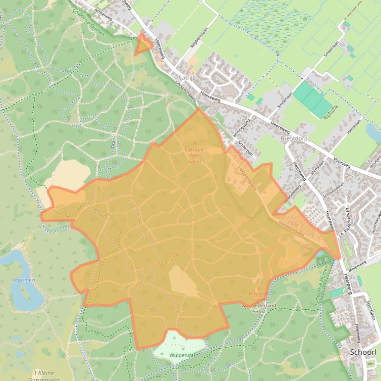 Kaart van postcodegebied 1871HA.