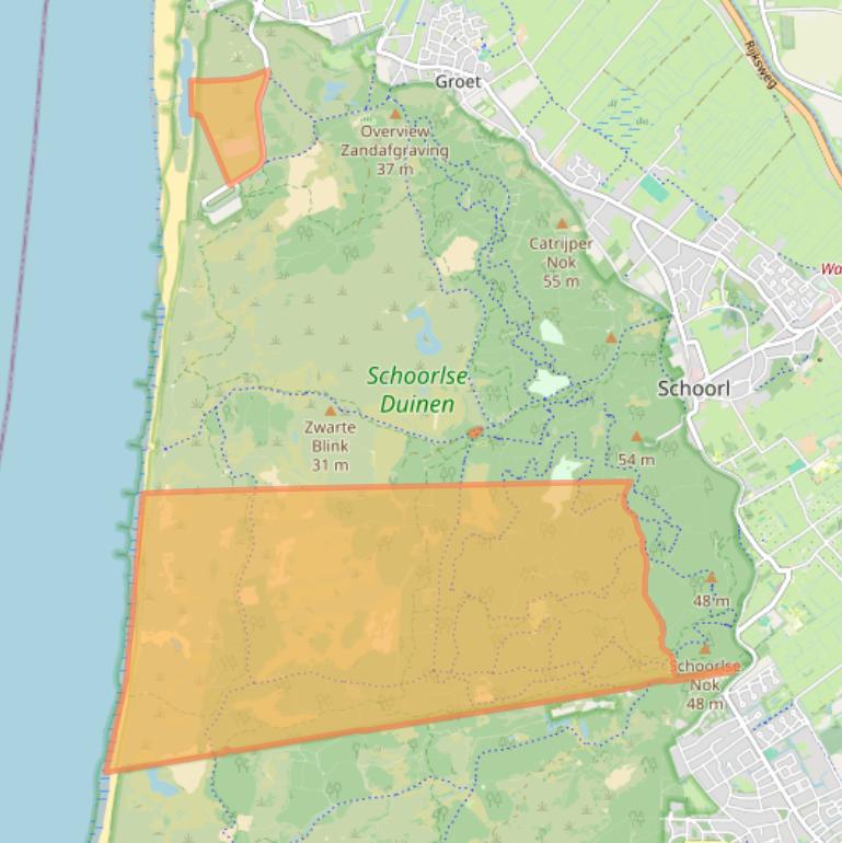 Kaart van postcodegebied 1871PB.