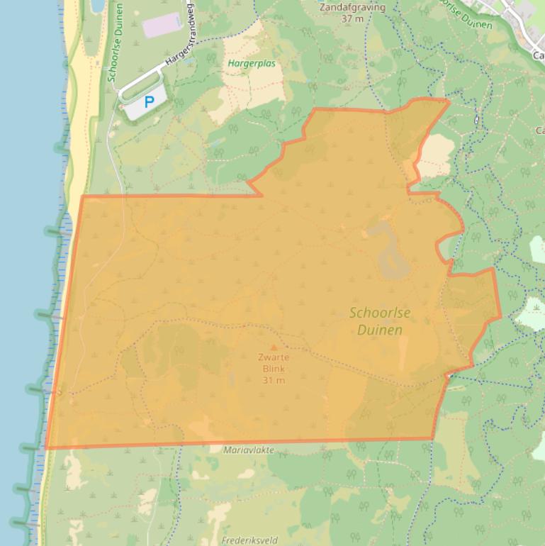 Kaart van postcodegebied 1871PV.