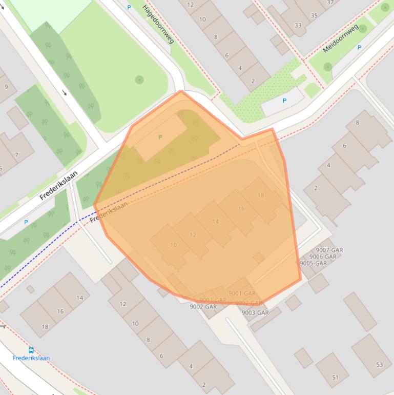 Kaart van postcodegebied 1871SC.