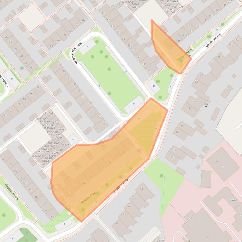 Kaart van postcodegebied 1871SJ.