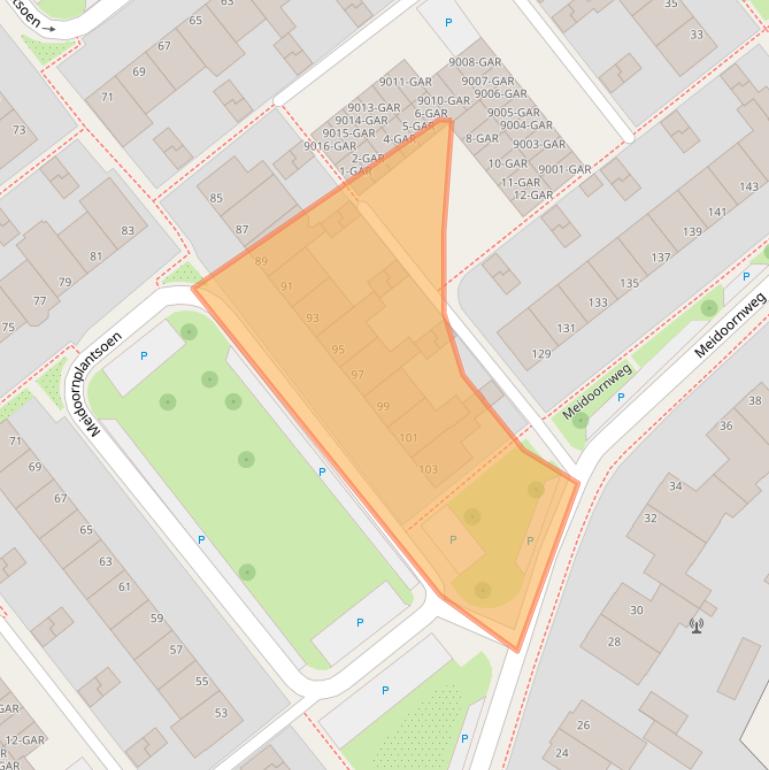 Kaart van postcodegebied 1871SL.