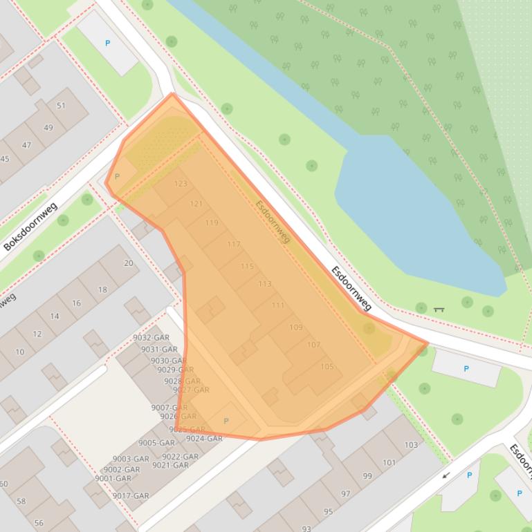 Kaart van postcodegebied 1871SV.