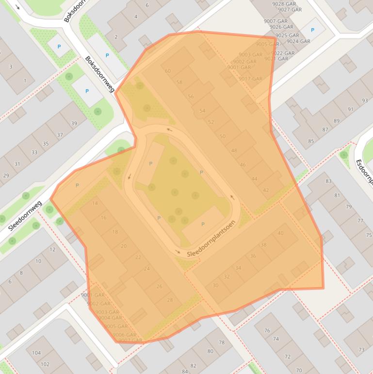 Kaart van postcodegebied 1871TH.