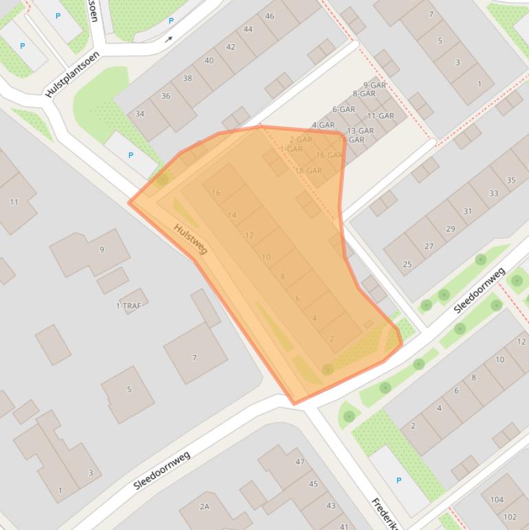 Kaart van postcodegebied 1871TK.