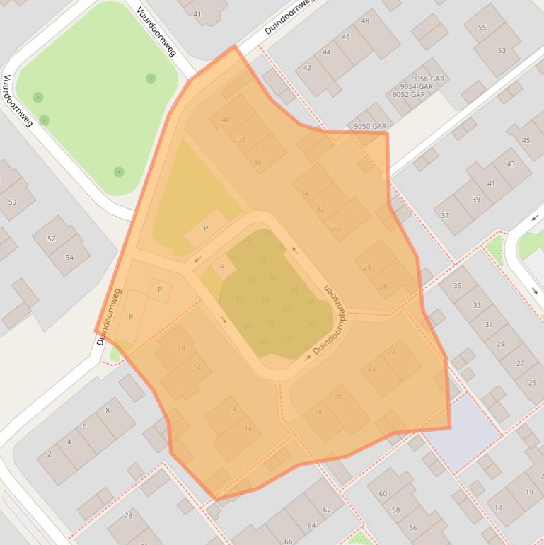 Kaart van postcodegebied 1871TN.